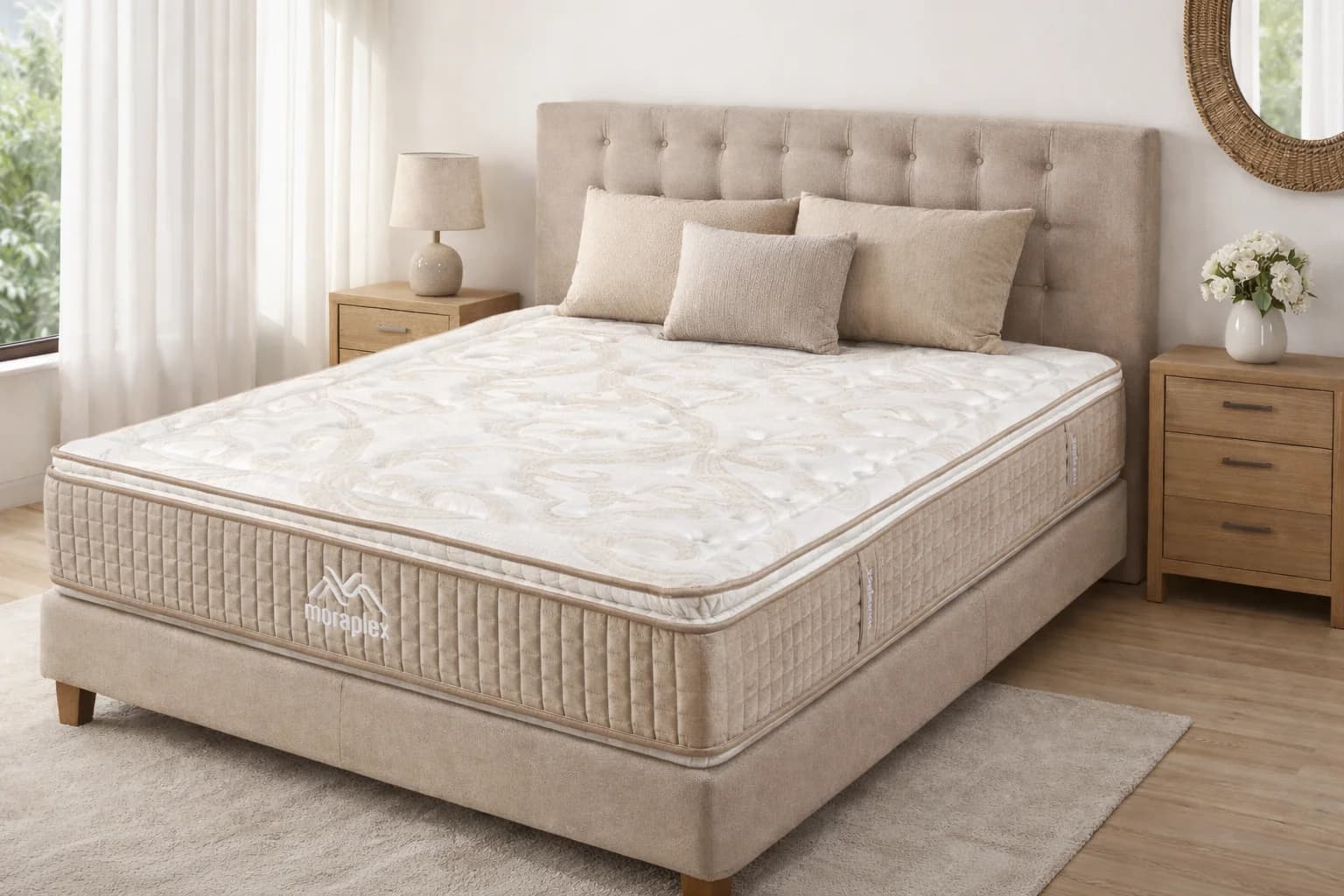 Colchón Chicago Gold en dormitorio - Tu Mejor Sueño